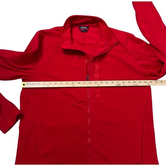 NASCAR on FOX Full Zipper Fleece Lined Polyester Jacket Red Men's Size XL - Picture 10 of 12